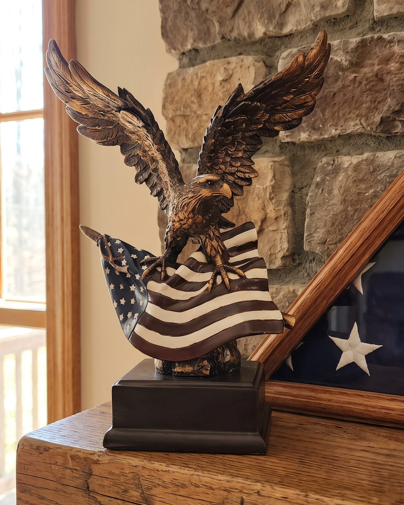 Hank Mercer - Patriotic Eagle Statue